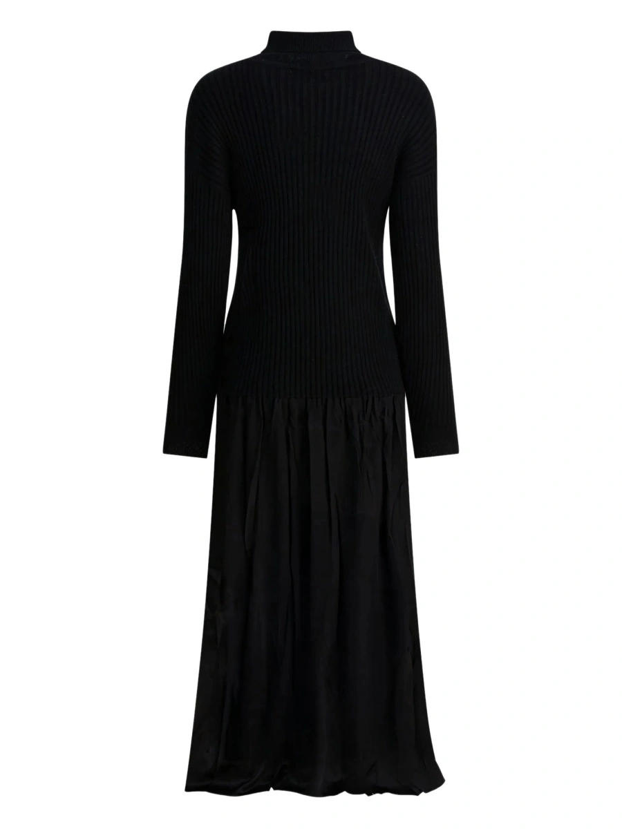 Rochie de ocazie Max&amp;Moi neagra din matase si elastan - Img 2