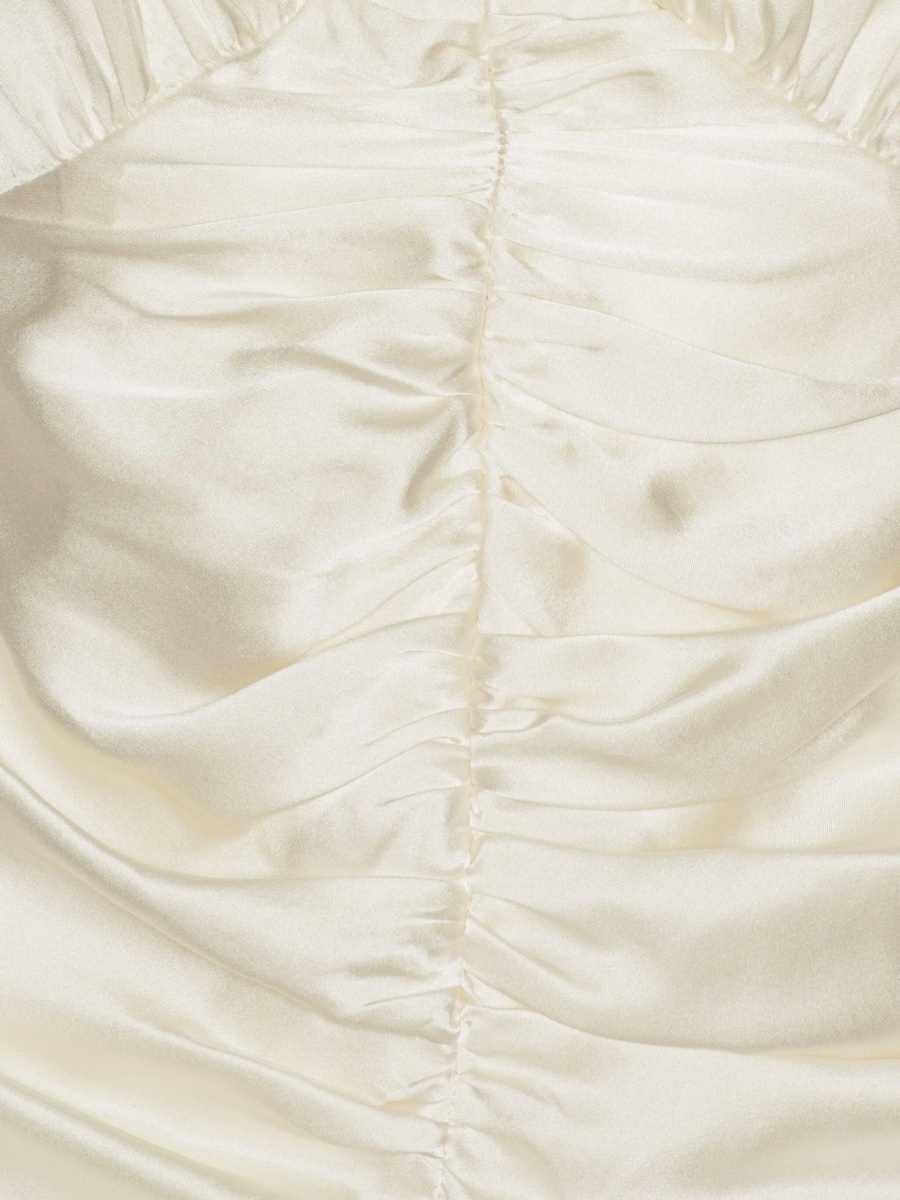 Rochie de ocazie ROTATE Birger Christensen neutra din matase - Img 5