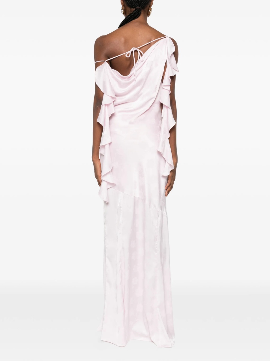 Rochie de ocazie ROTATE Birger Christensen roz din polyester si spandex/elastan - Img 4