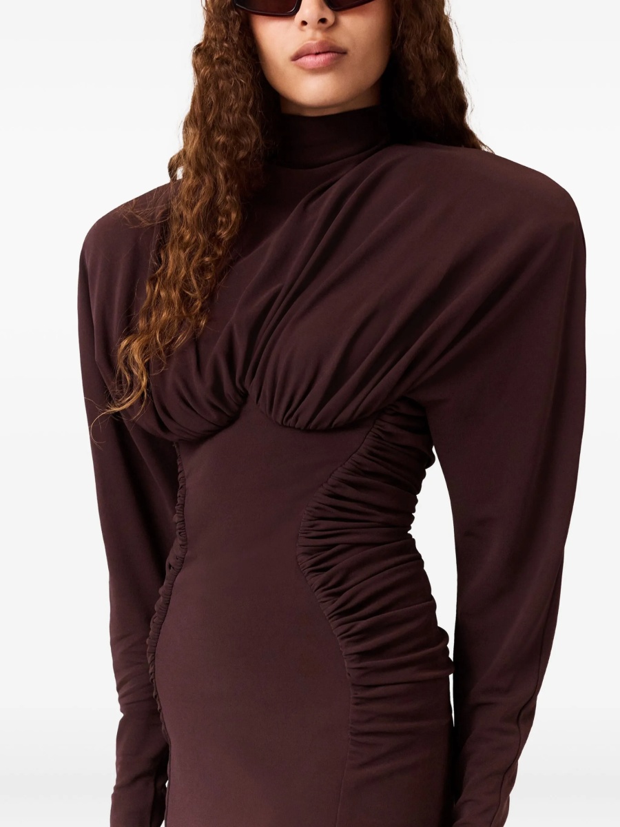 Rochie de ocazie Stella McCartney maro - Img 5