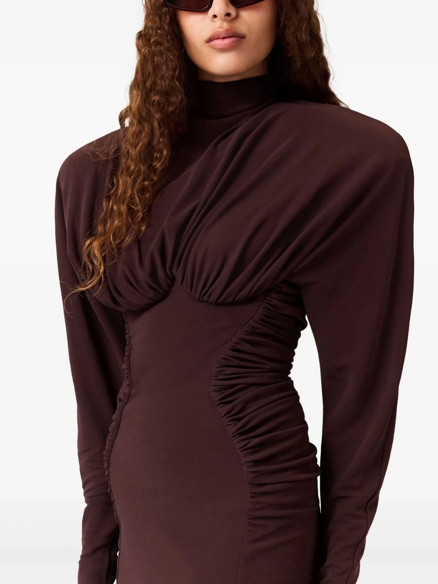 Rochie de ocazie Stella McCartney maro - Img 5