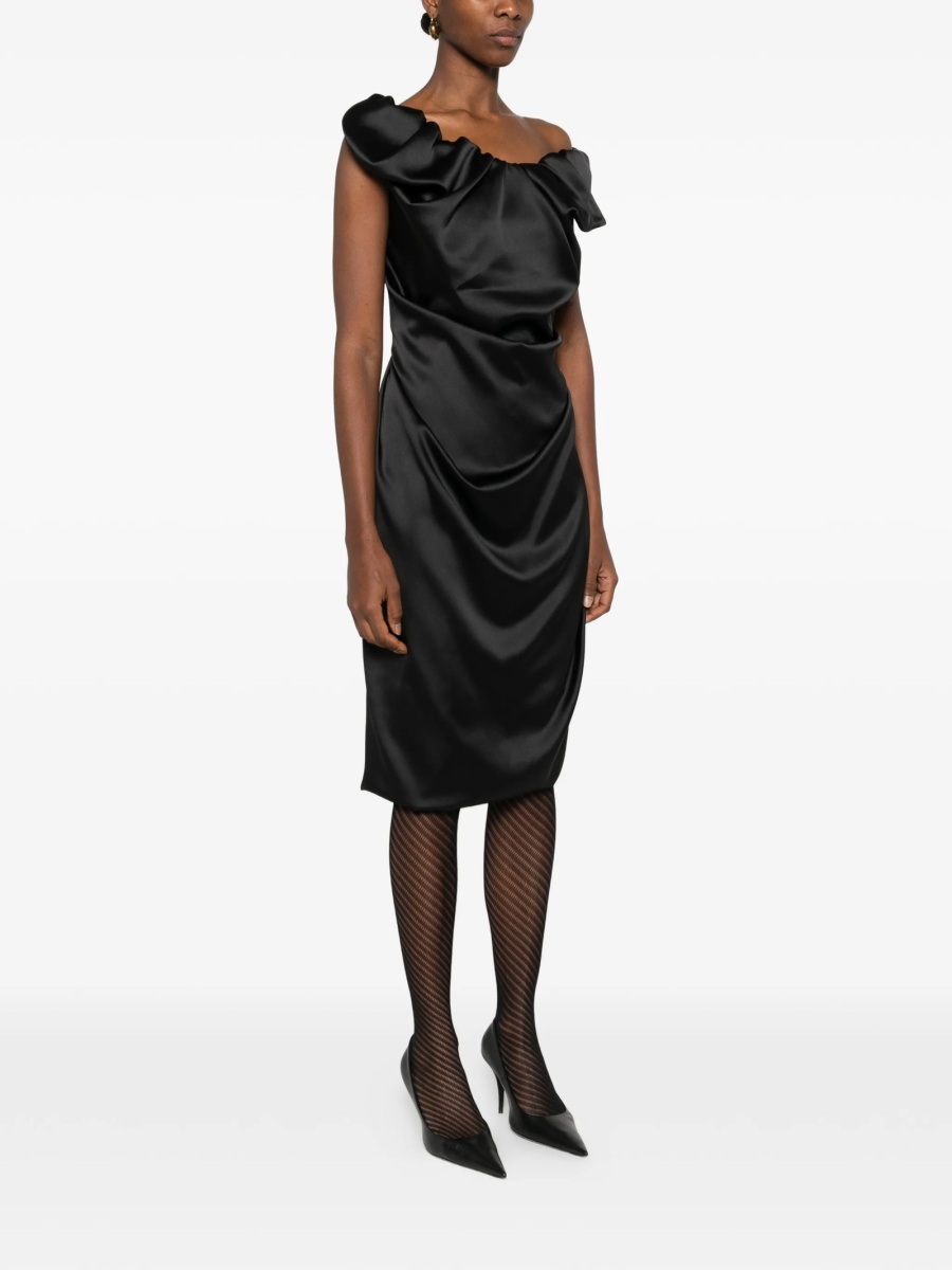 Rochie de ocazie Vivienne Westwood neagra din polyester - Img 3