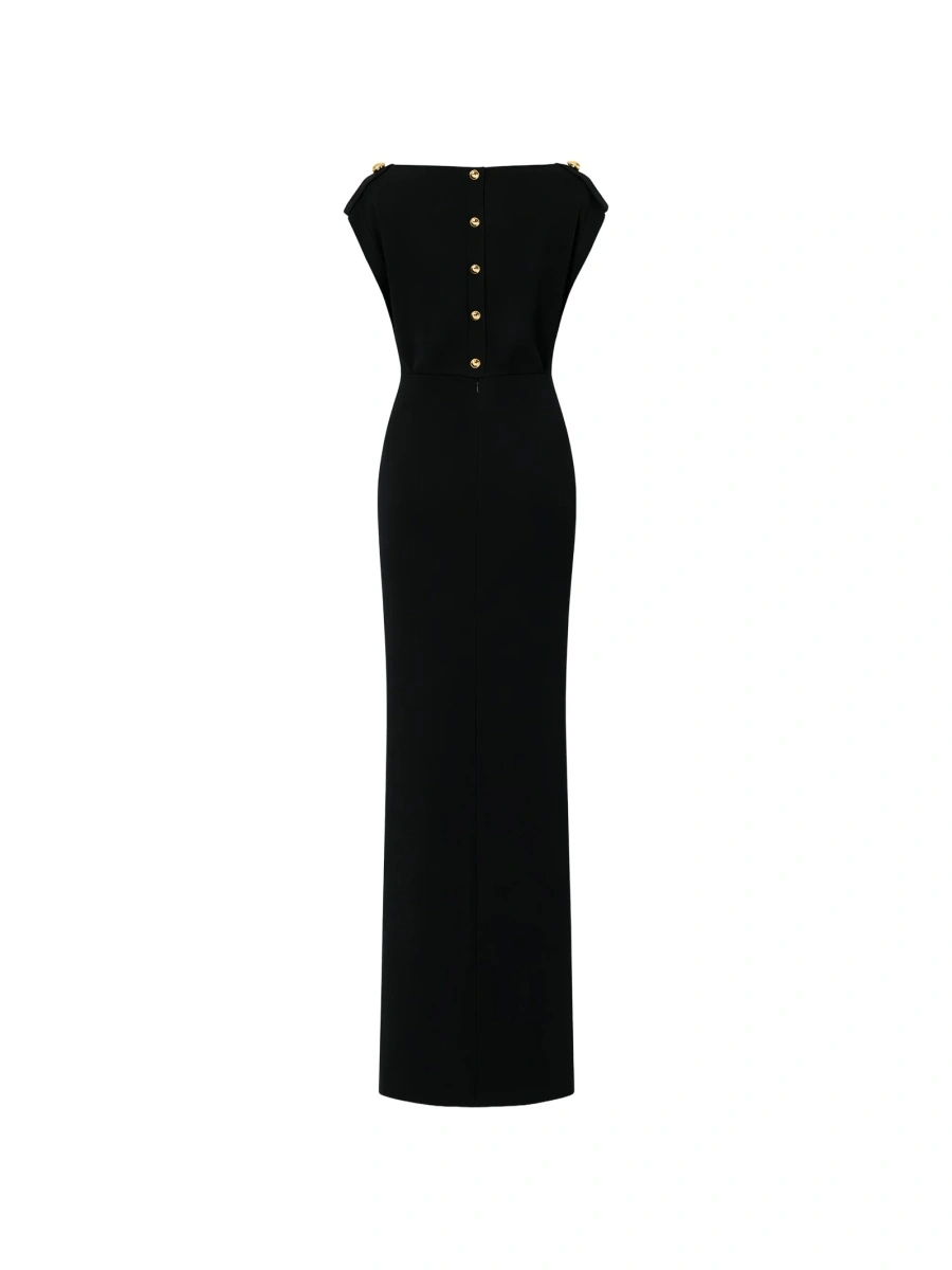 Rochie de seara Elisabetta Franchi neagra - Img 2