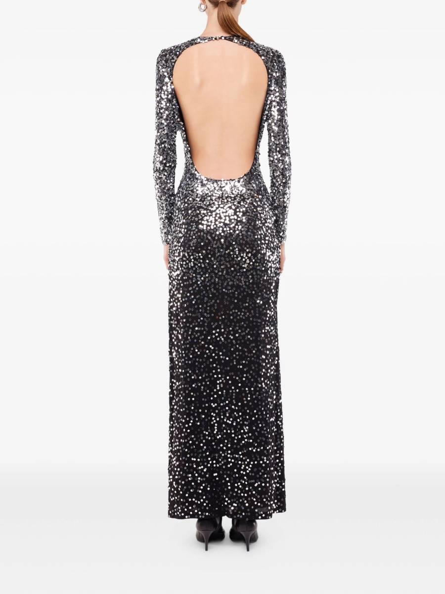 Rochie de seara RABANNE argintie - Img 3