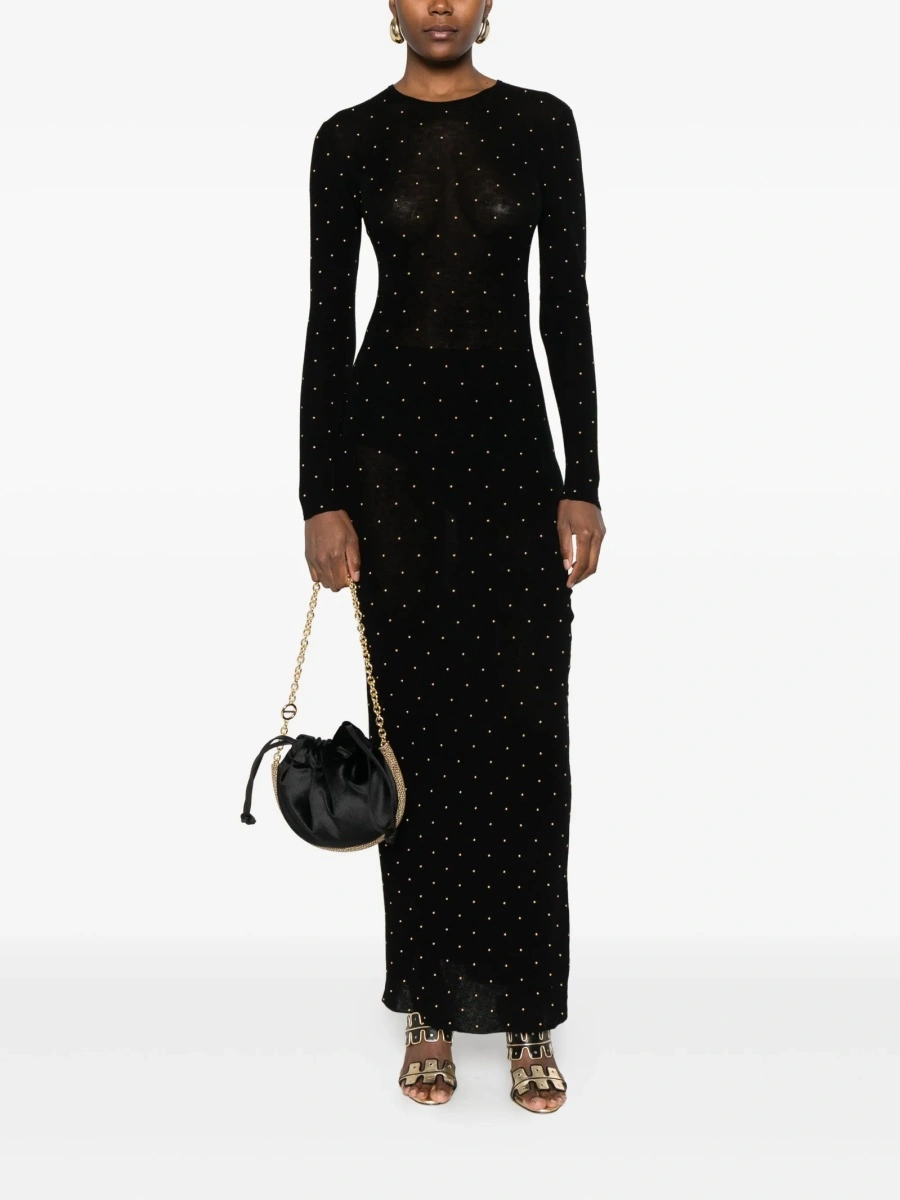 Rochie de seara RABANNE neagra - Img 2