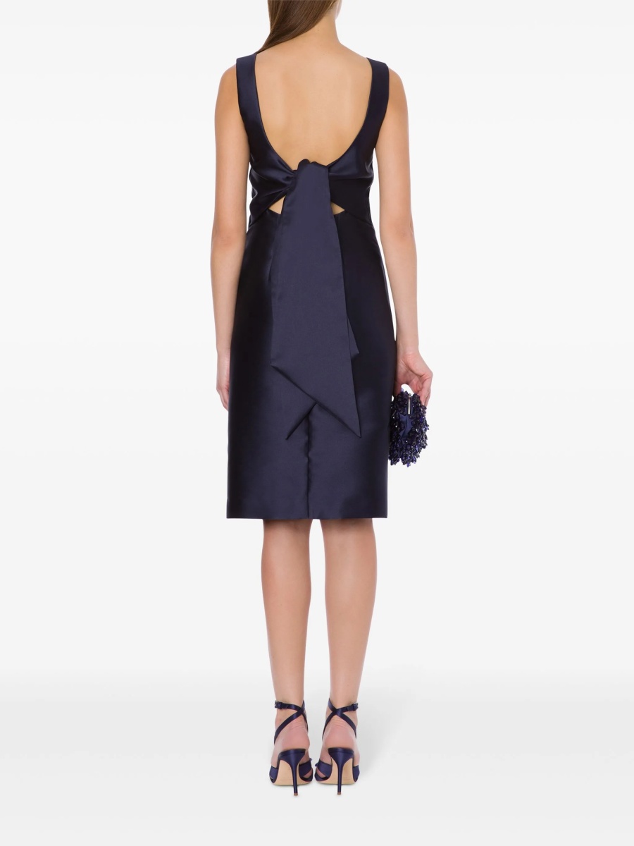 Rochie de zi Alberta Ferretti albastra - Img 3