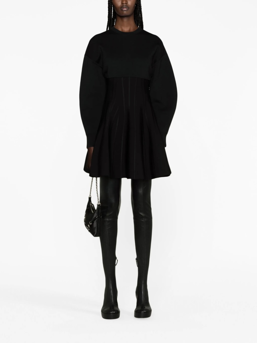 Rochie de zi Alexander McQueen neagra - Img 2