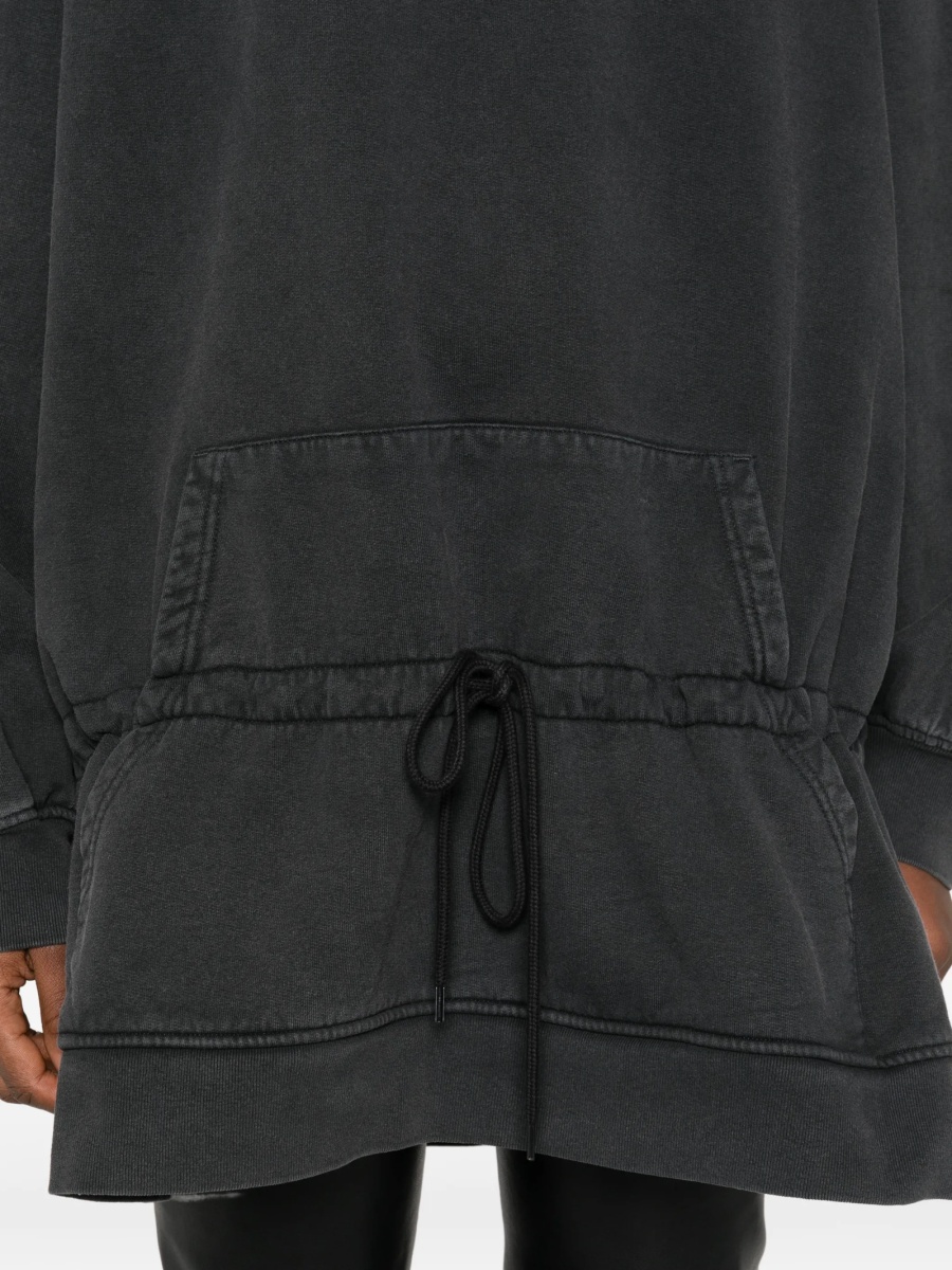 Rochie de zi Alexander Wang neagra din bumbac - Img 5