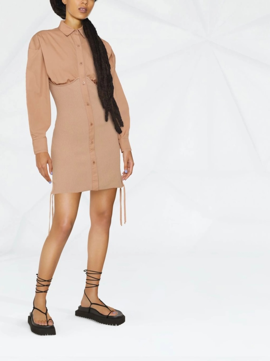 Rochie de zi ANDREADAMO neutra - Img 2