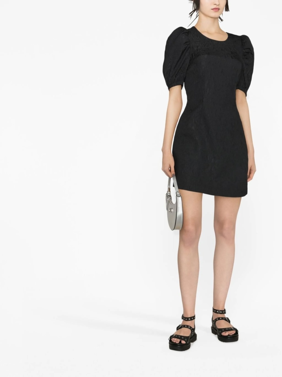 Rochie de zi Baum und Pferdgarten neagra din poliamida si polyester - Img 2