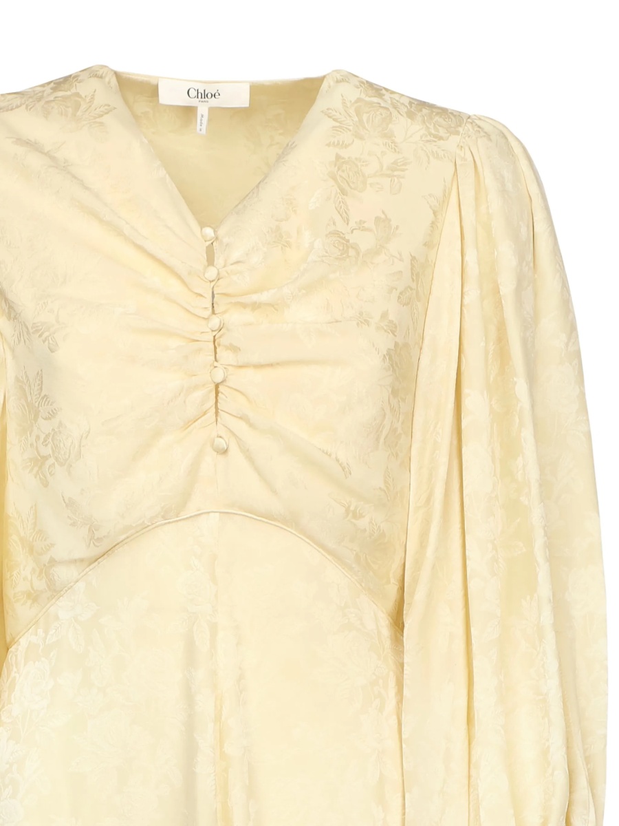 Rochie de zi Chloe galbena - Img 3