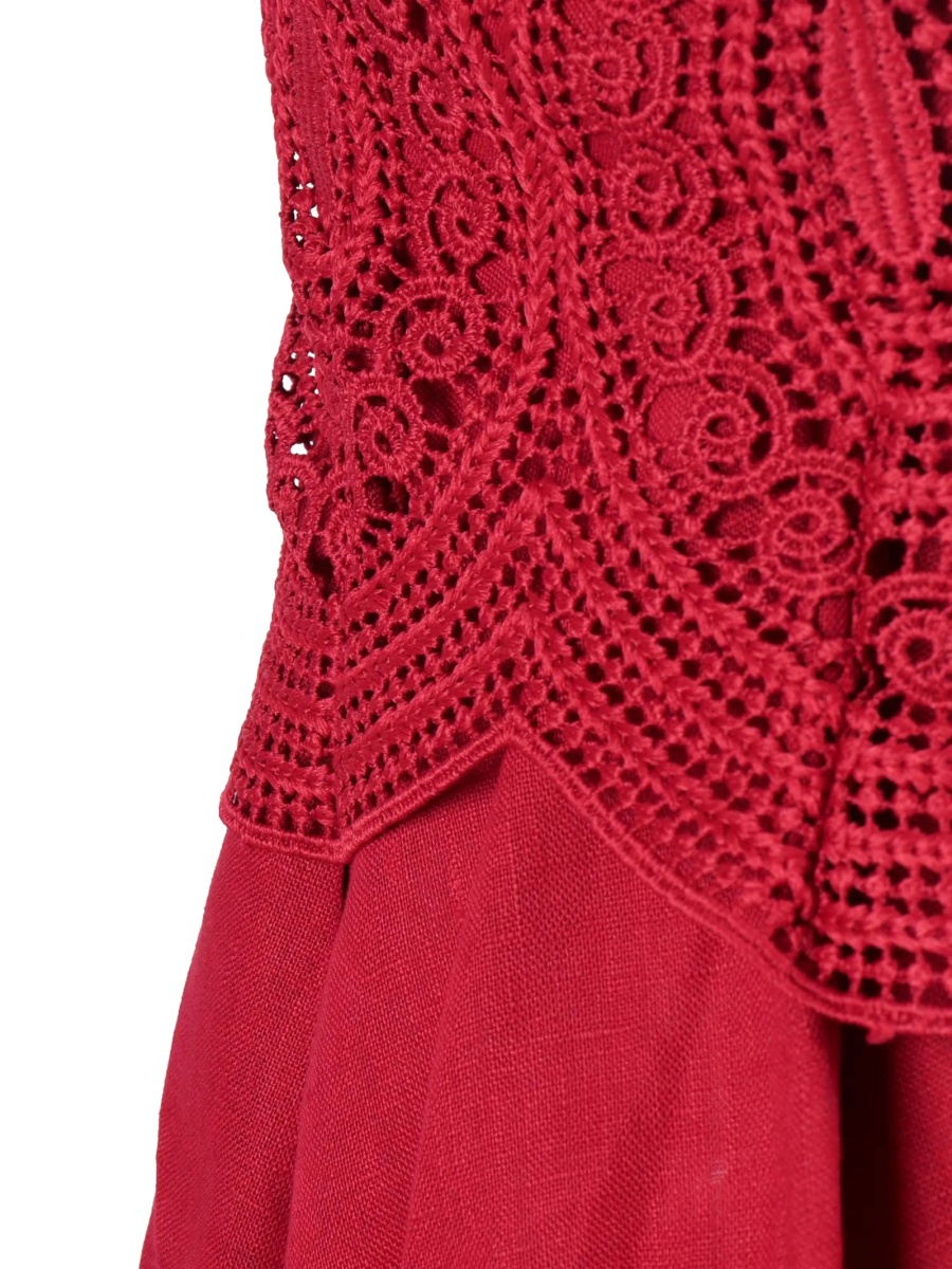 Rochie de zi Clips rosie - Img 3