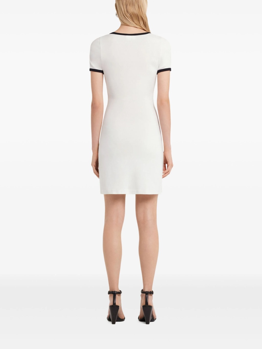 Rochie de zi COURRÈGES alba - Img 4