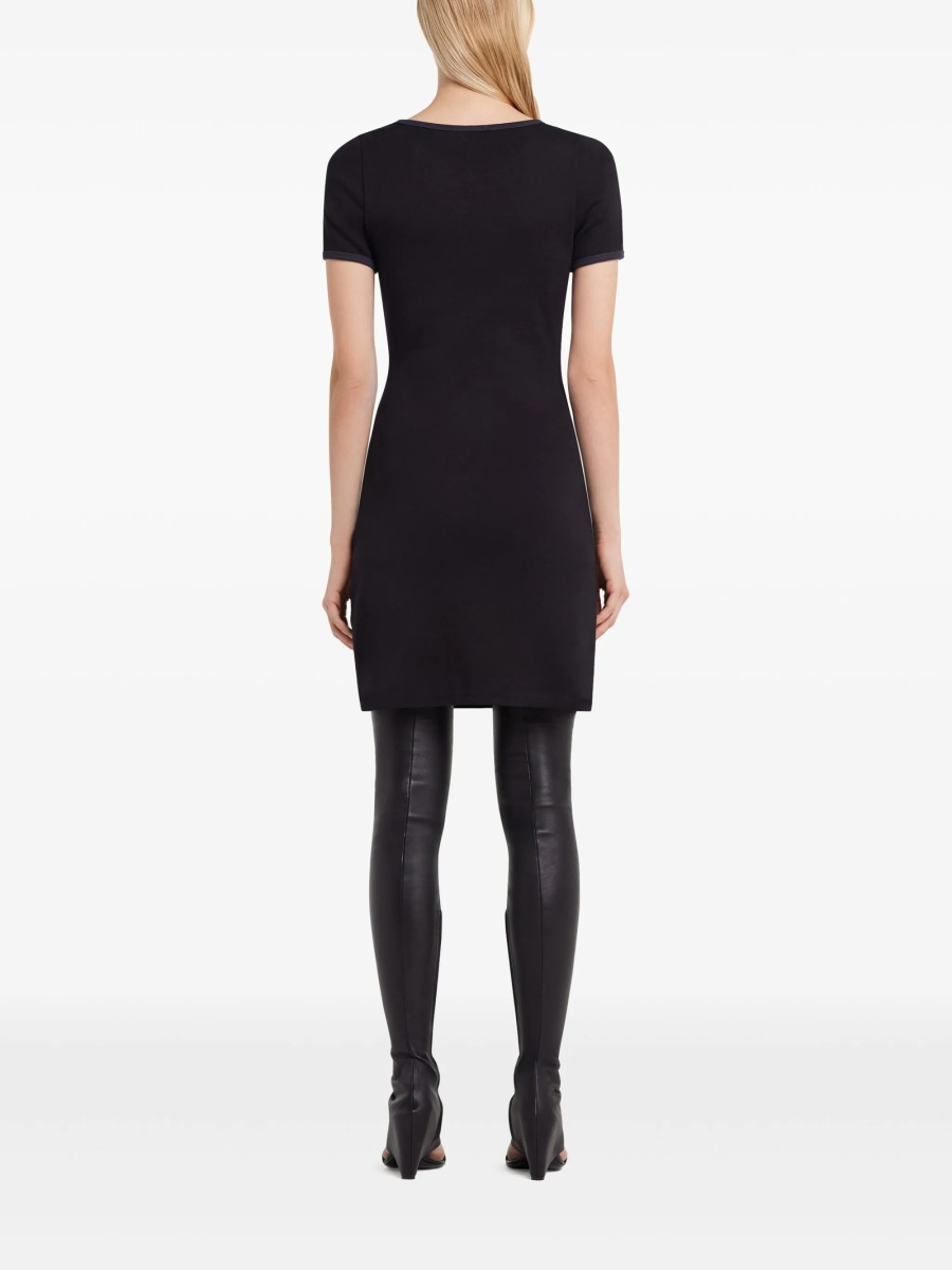 Rochie de zi COURRÈGES neagra - Img 4