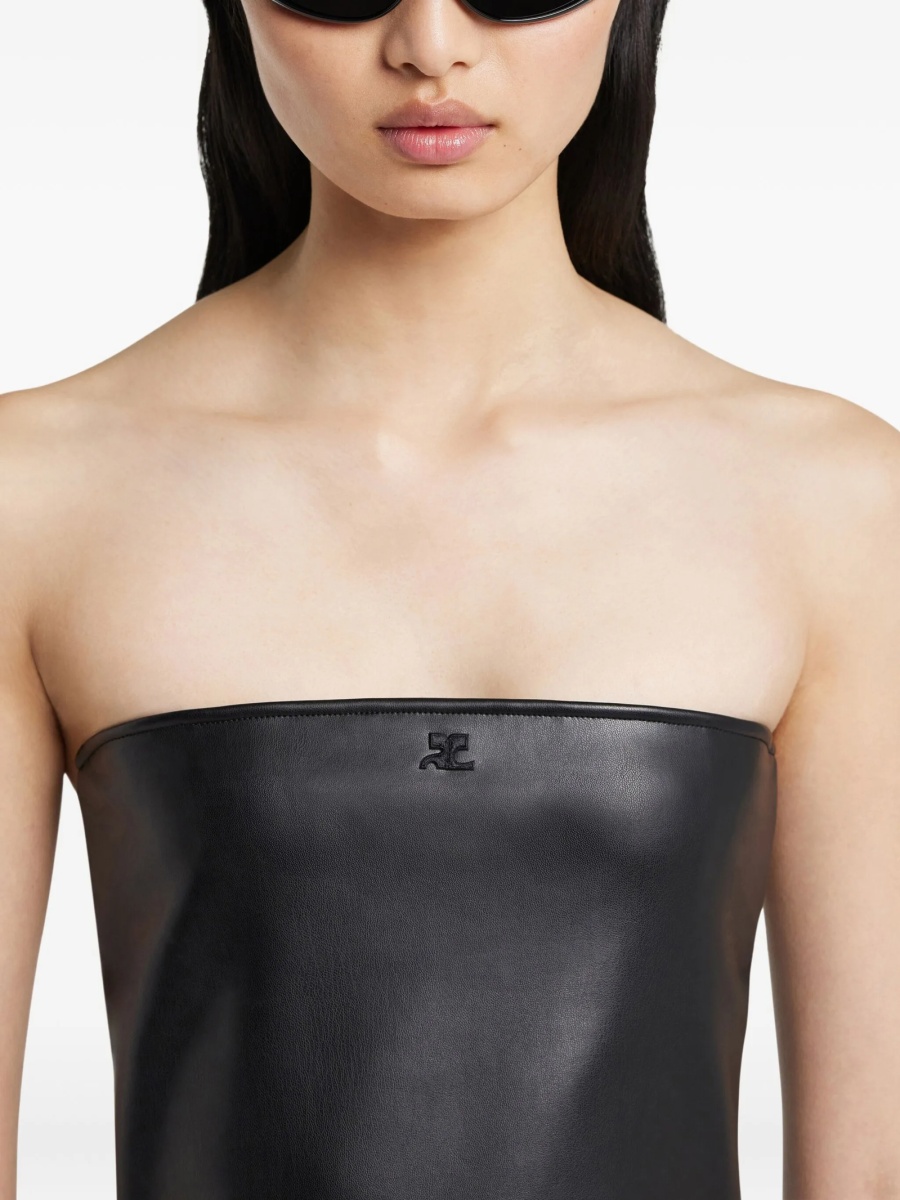 Rochie de zi COURRÈGES neagra - Img 5