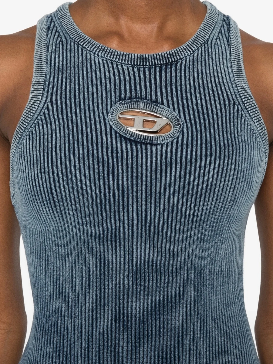 Rochie de zi Diesel albastra - Img 5
