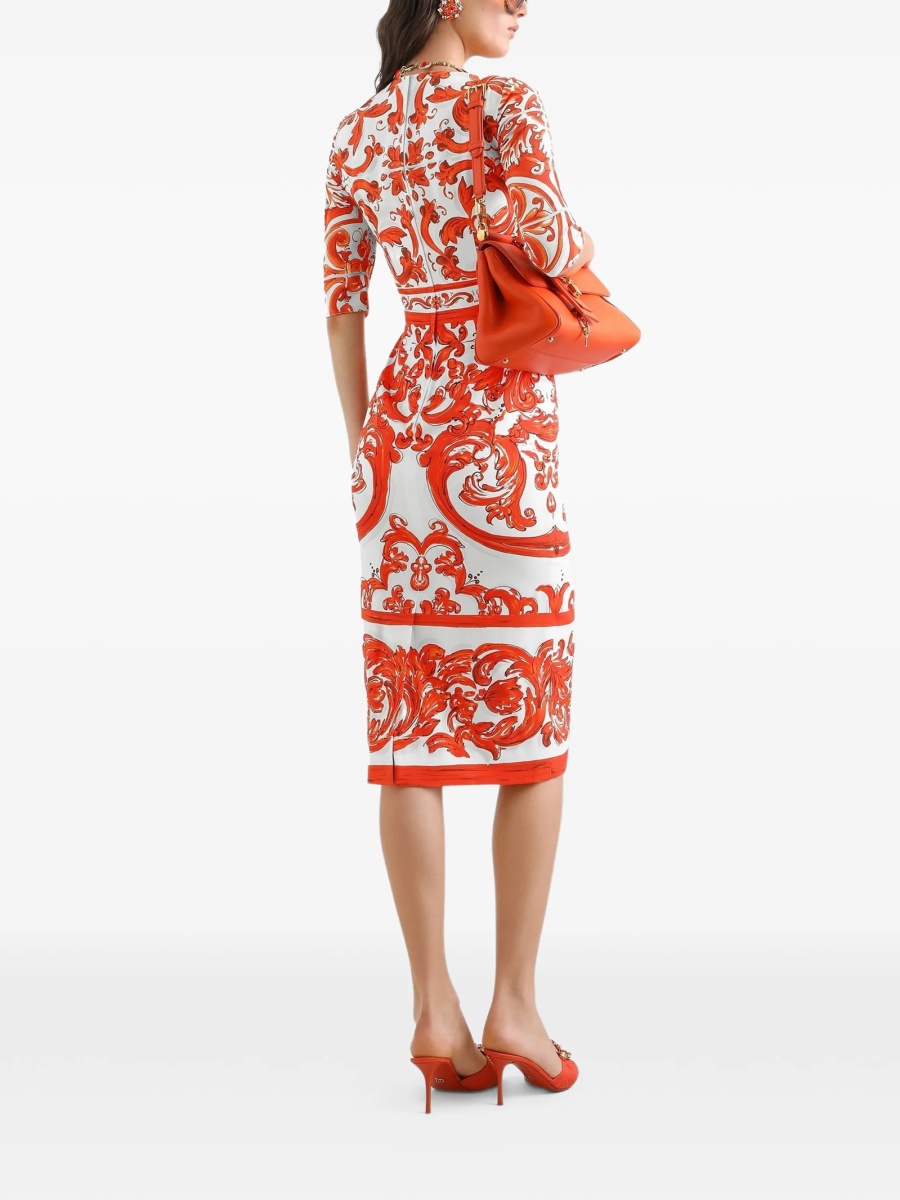 Rochie de zi Dolce &amp; Gabbana alba - Img 3