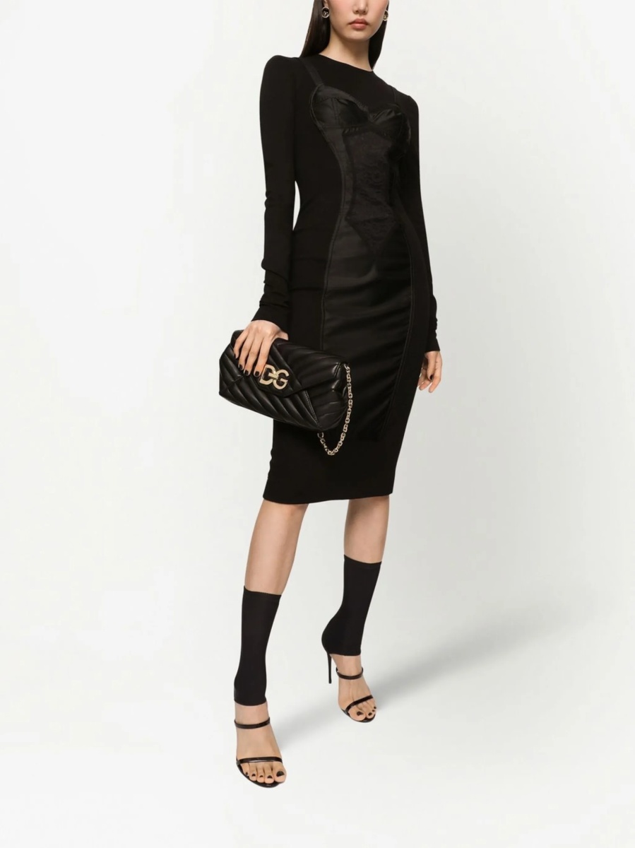 Rochie de zi Dolce &amp; Gabbana DNA neagra - Img 2