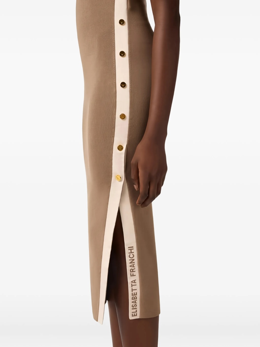 Rochie de zi Elisabetta Franchi neutra - Img 5