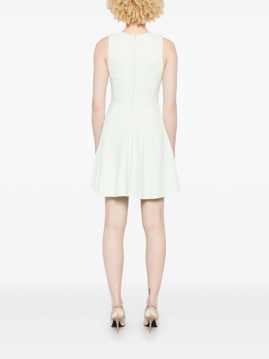 Rochie de zi Elisabetta Franchi verde din acetat si vascoza - Img 4