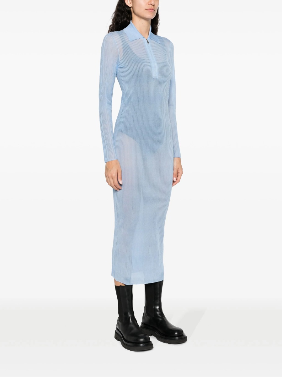 Rochie de zi Fendi albastra - Img 3