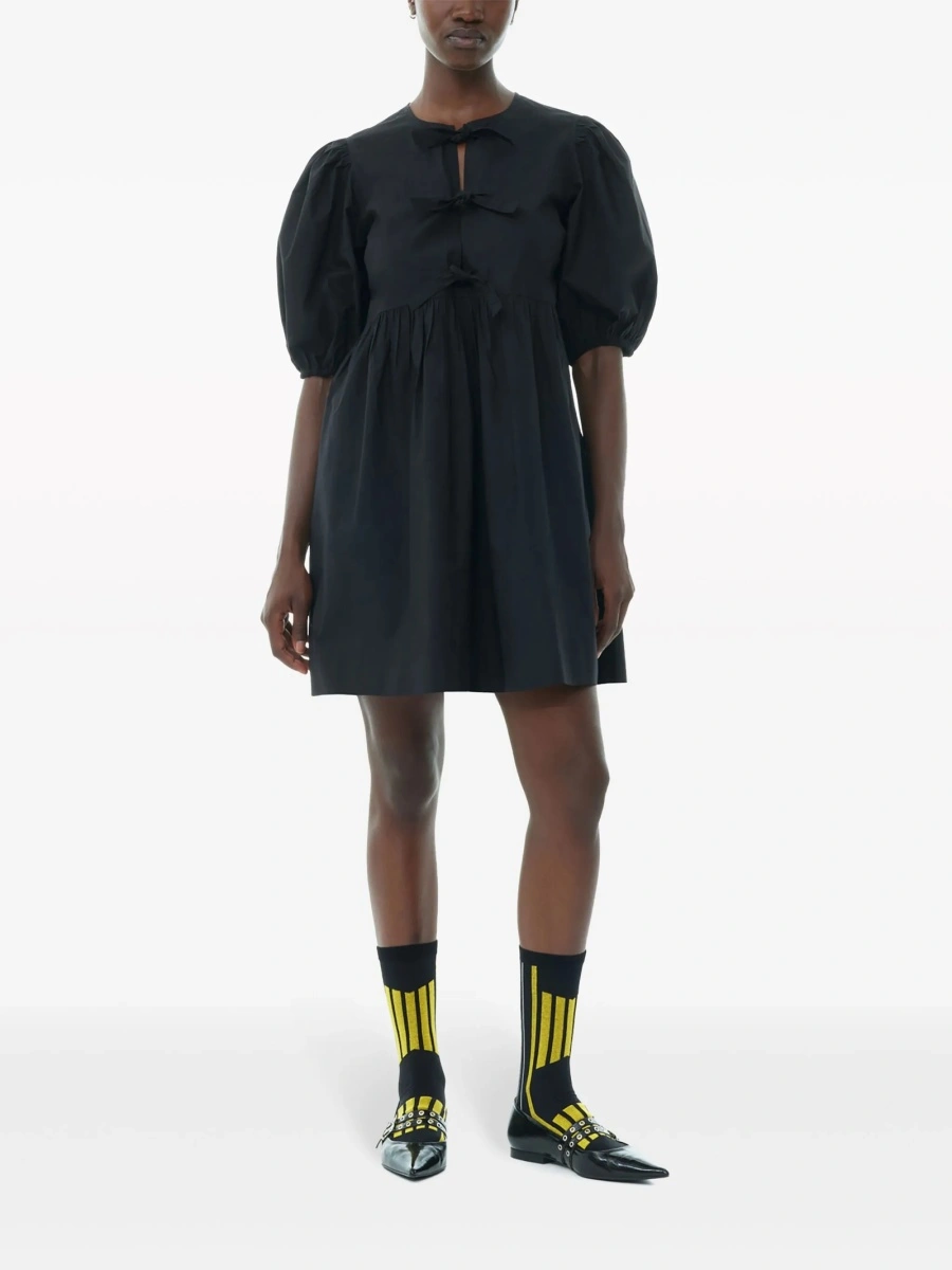 Rochie de zi Ganni neagra - Img 2