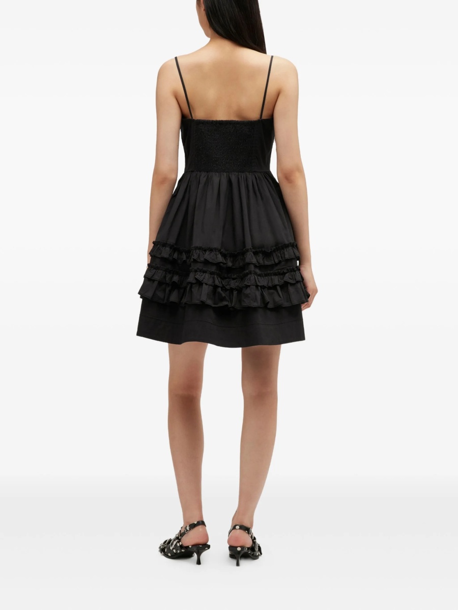 Rochie de zi Ganni neagra - Img 3