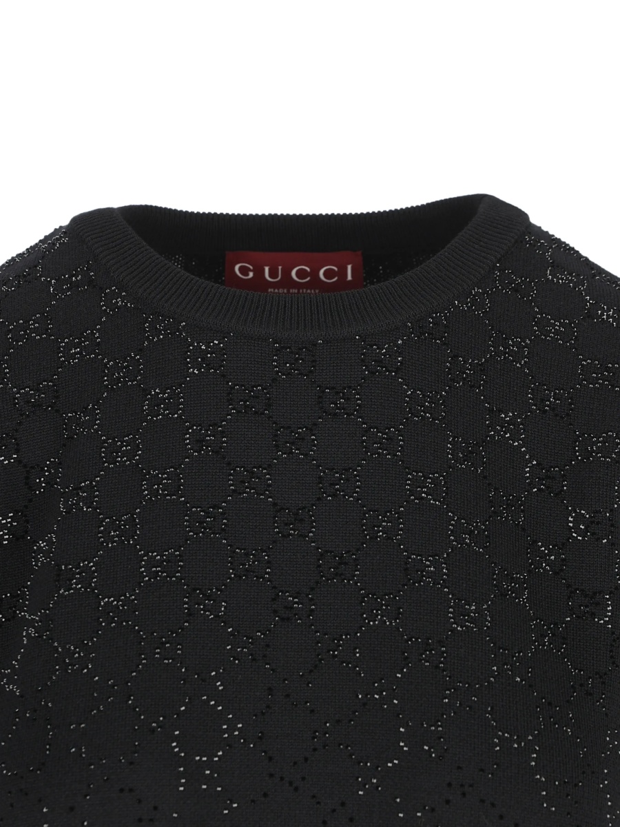 Rochie de zi Gucci neagra - Img 4