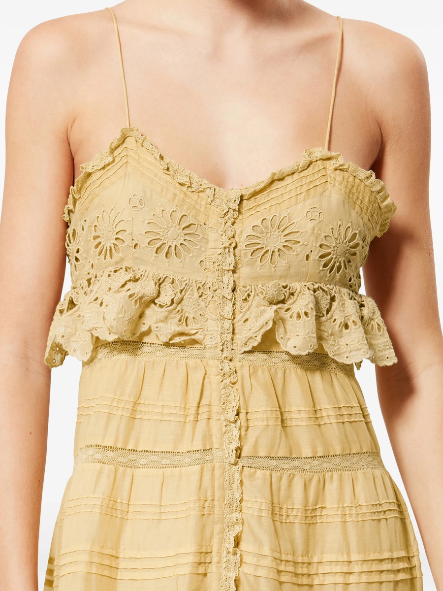 Rochie de zi ISABEL MARANT ETOILE neutra - Img 4