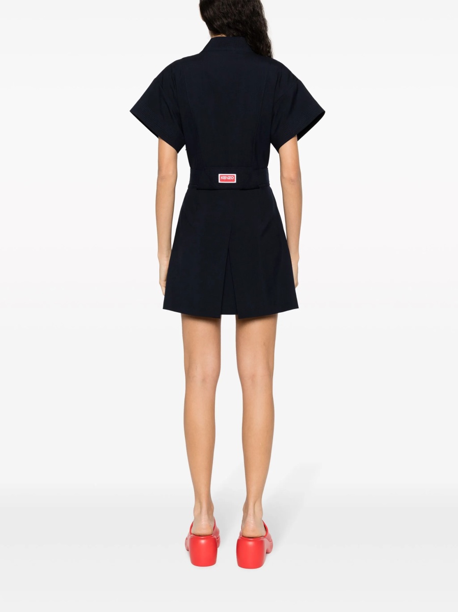 Rochie de zi Kenzo albastra - Img 4