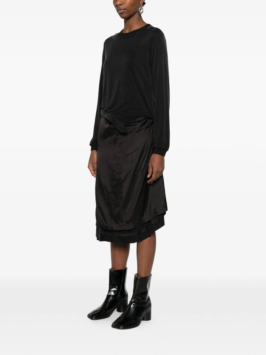 Rochie de zi Maison Margiela neagra - Img 3