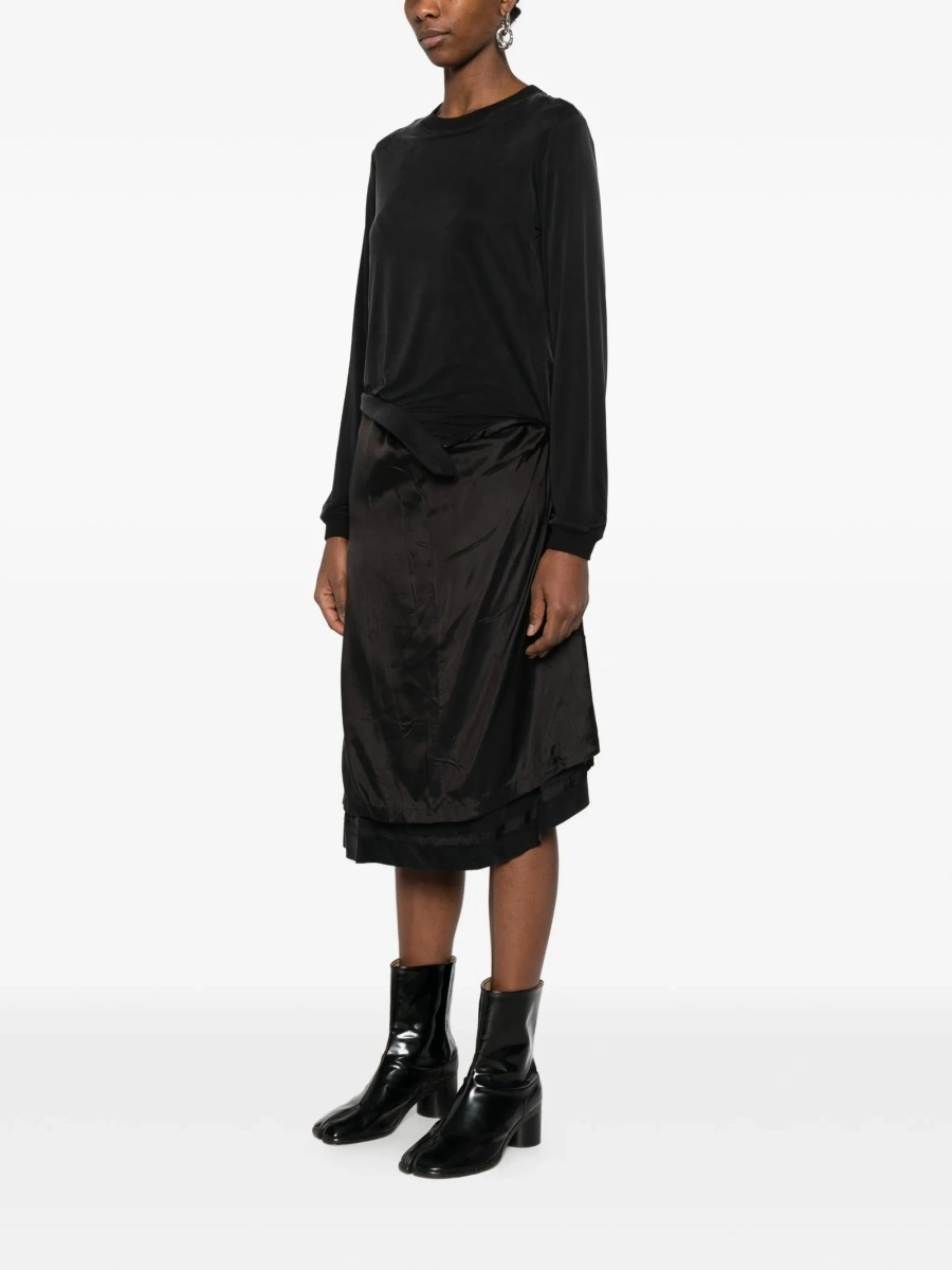 Rochie de zi Maison Margiela neagra - Img 3