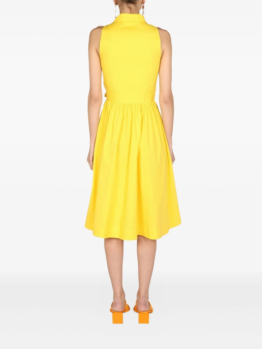 Rochie de zi Moschino galbena - Img 3