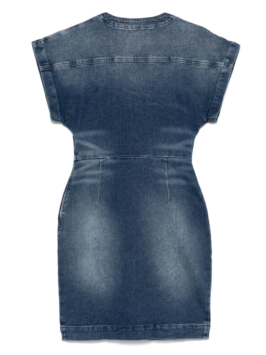 Rochie de zi MOSCHINO JEANS albastra - Img 2