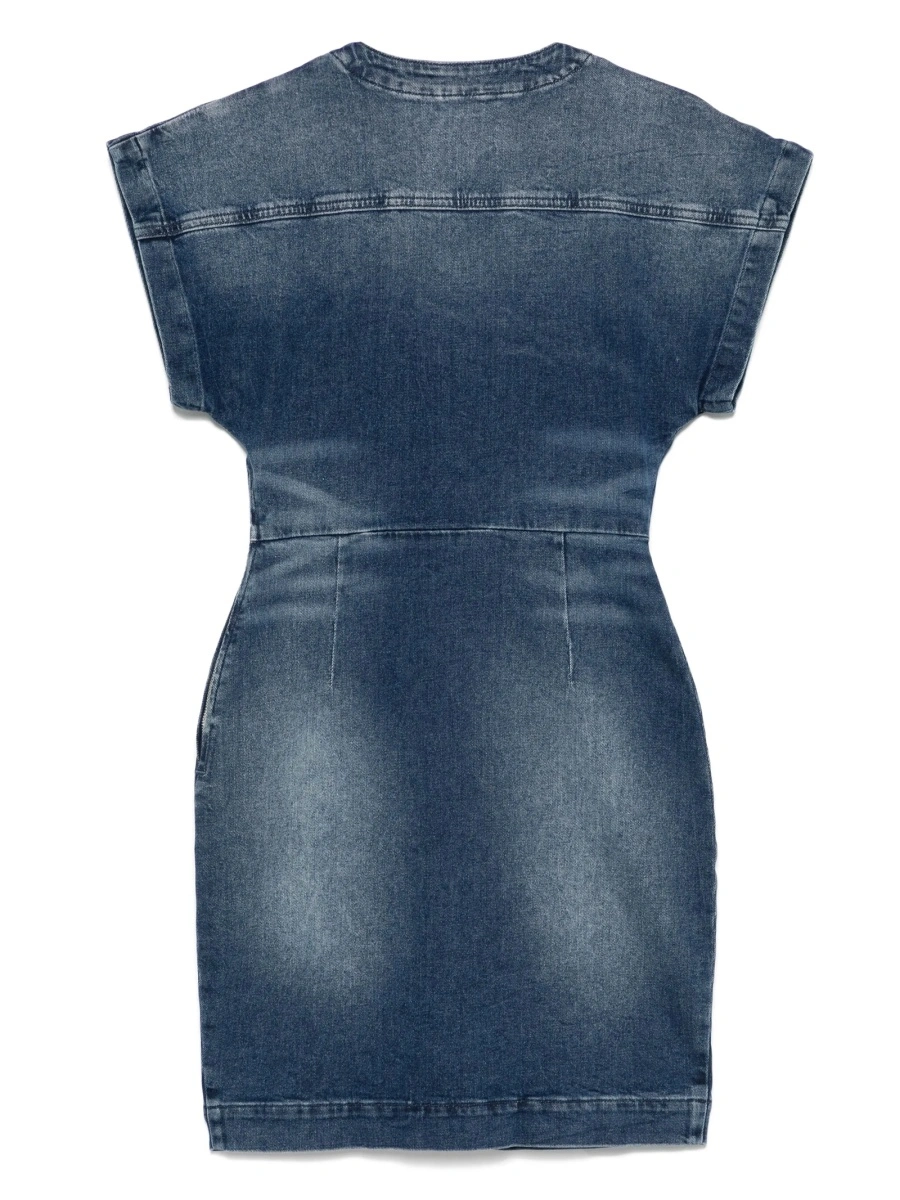 Rochie de zi MOSCHINO JEANS albastra - Img 2