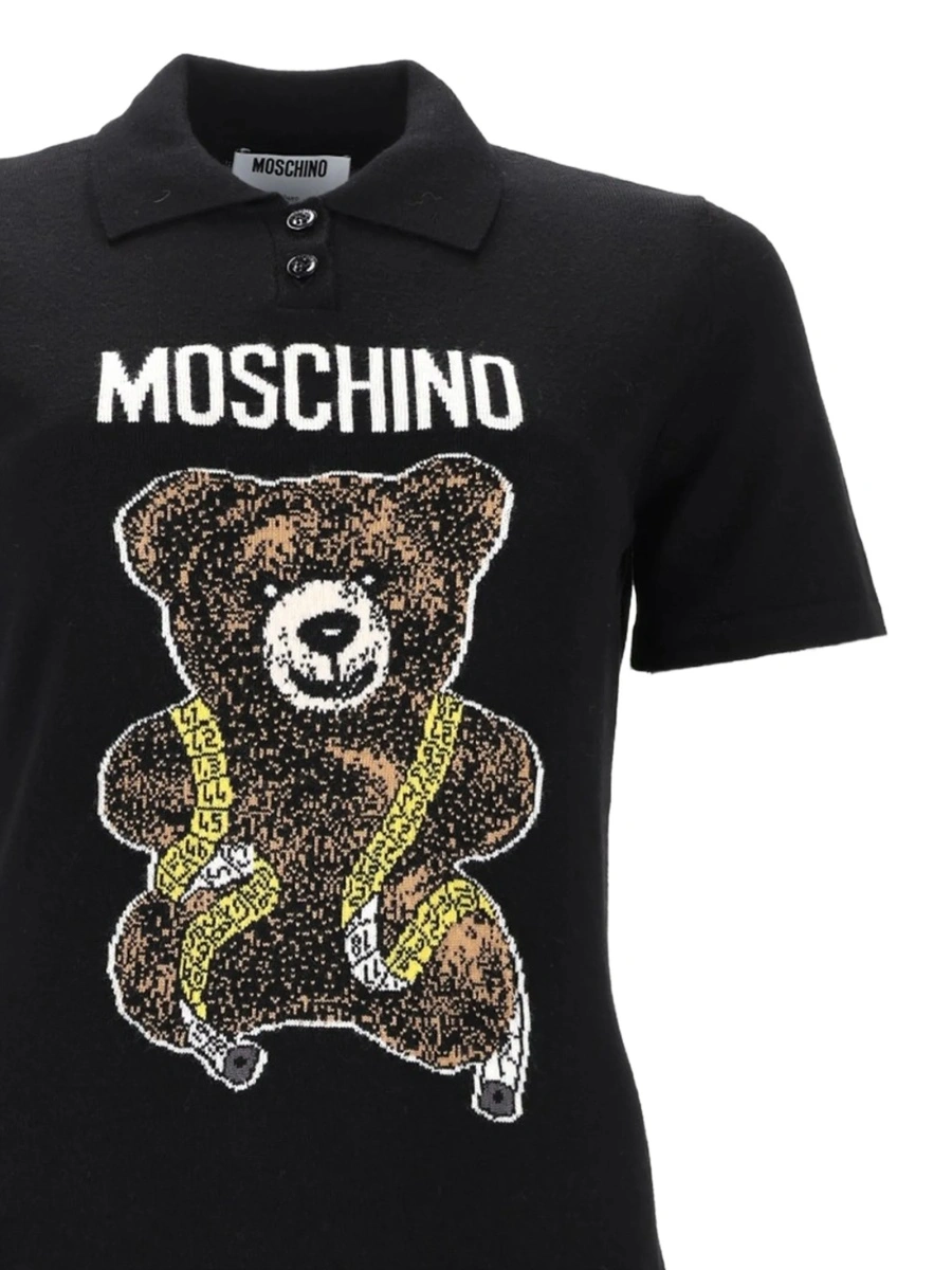 Rochie de zi Moschino neagra - Img 2