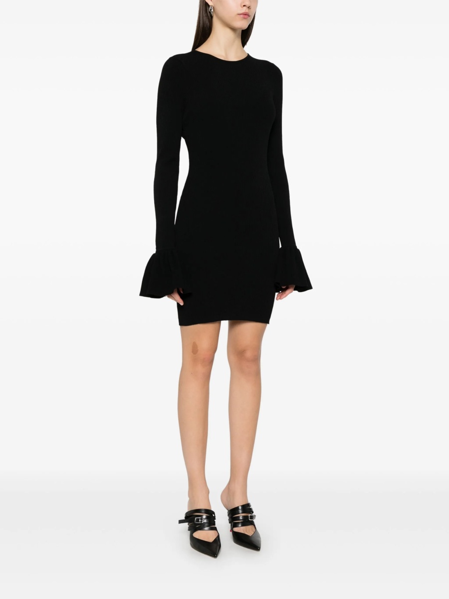 Rochie de zi ROTATE Birger Christensen neagra - Img 3