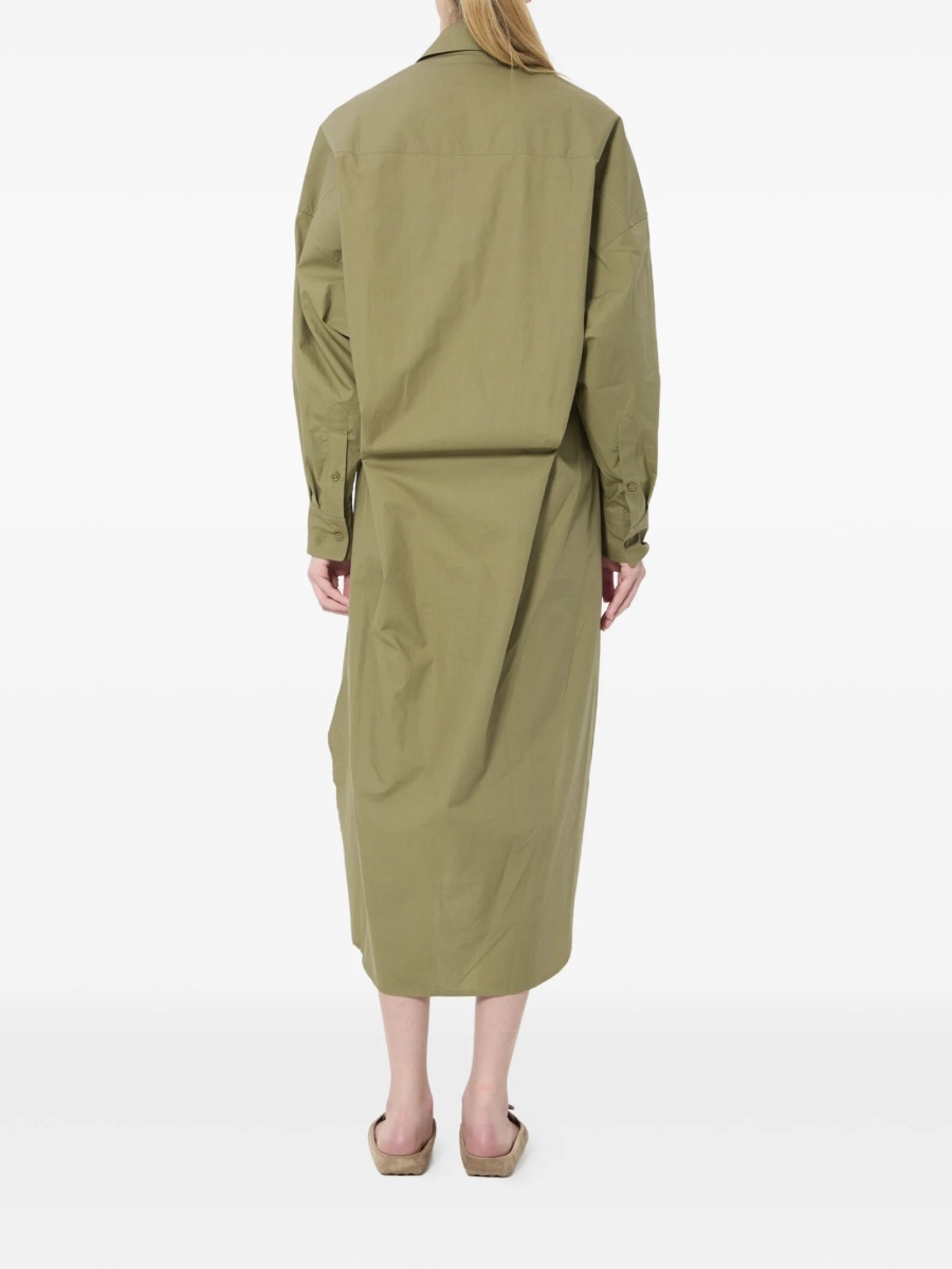 Rochie de zi The Frankie Shop verde - Img 4