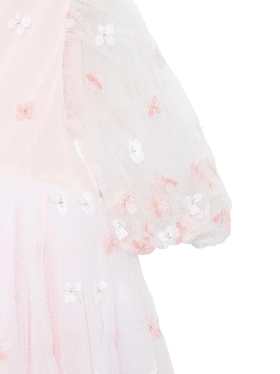 Rochie eleganta Tartine et Chocolat roz din polyester si poliamida - Img 3