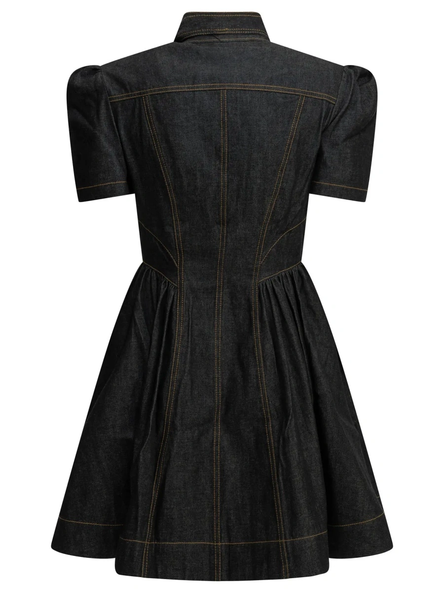 Rochie eleganta ZIMMERMANN albastra din denim - Img 2