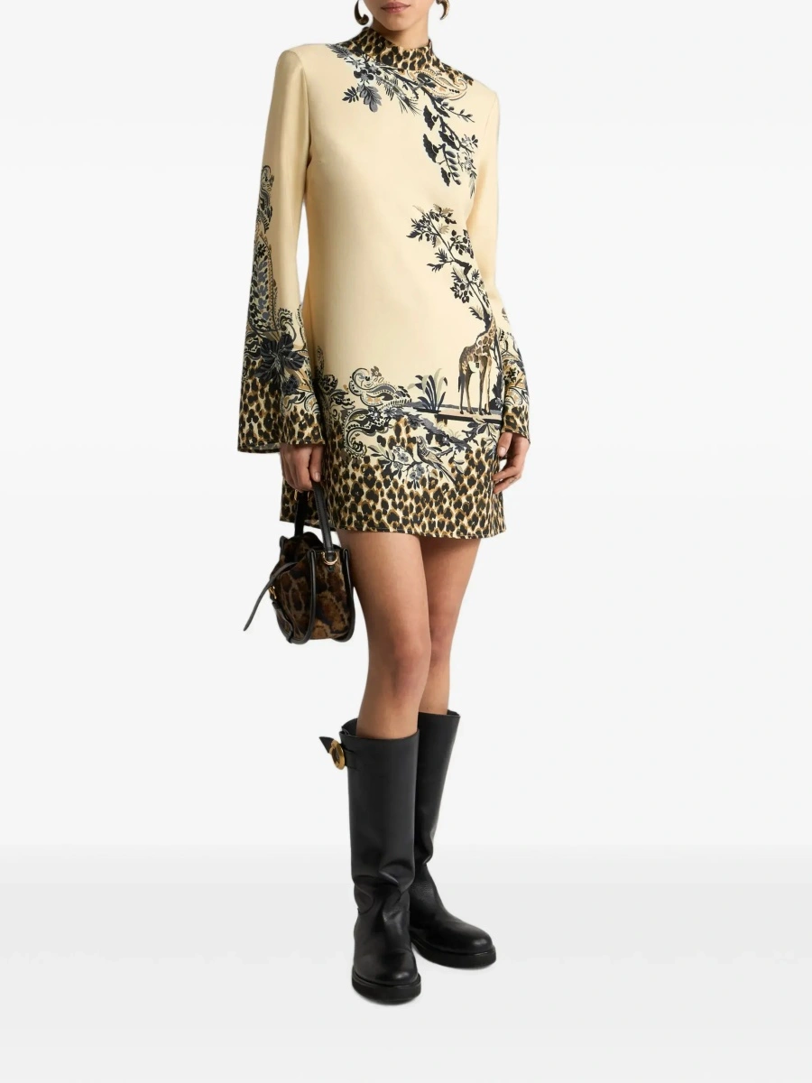 Rochie ETRO multicolora din bumbac - Img 4