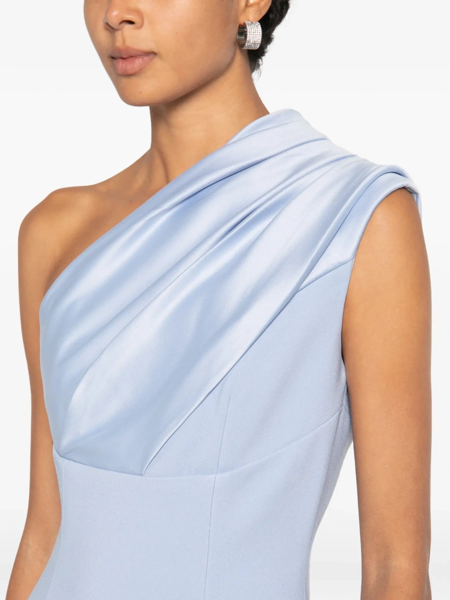 Rochie lunga SOLACE LONDON albastra 'Gabriela' - Img 7