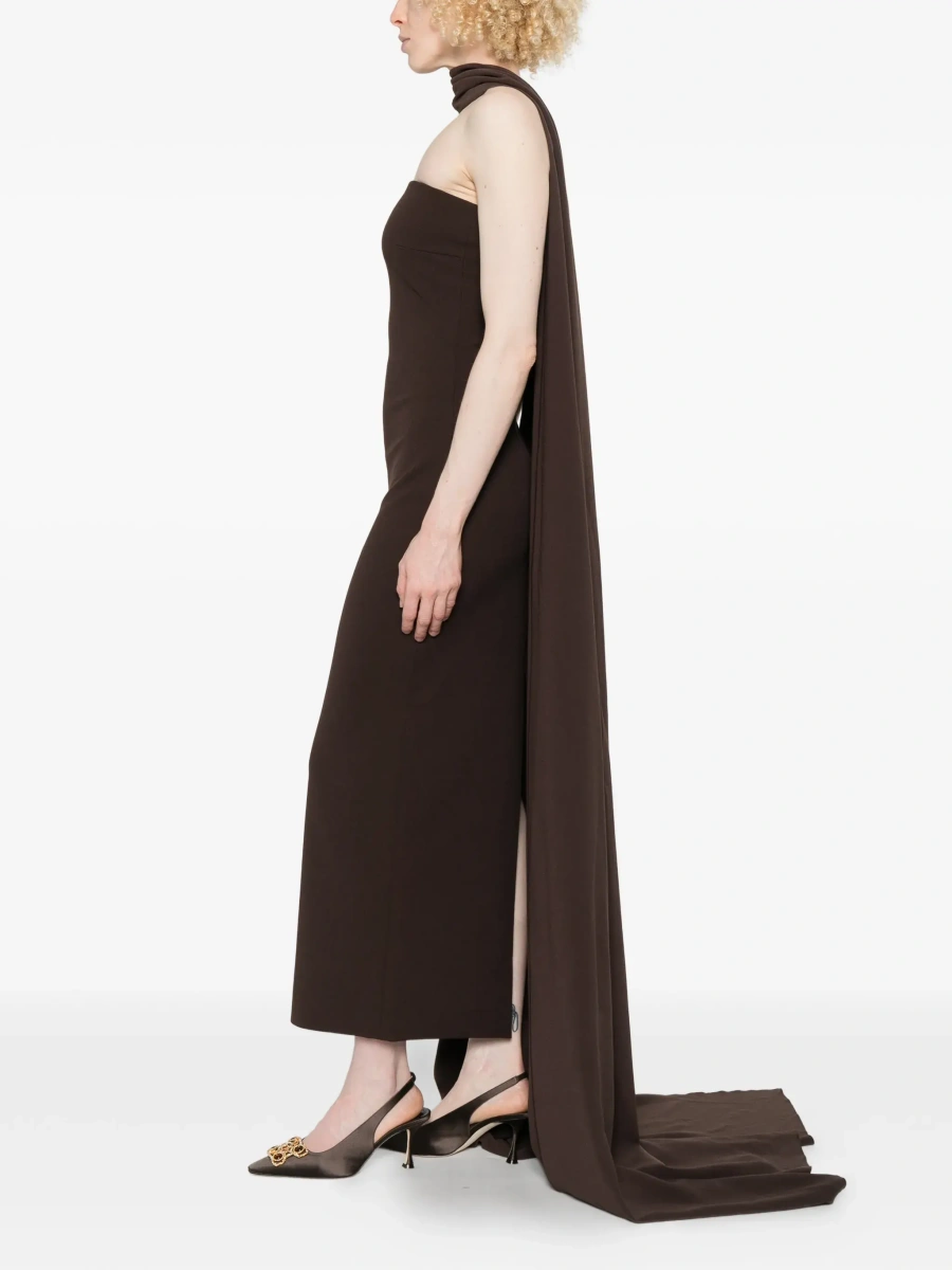 Rochie lunga SOLACE LONDON maro - Img 4