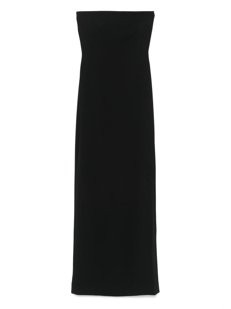 Rochie lunga SOLACE LONDON neagra din twill 'Anderson' - Img 8