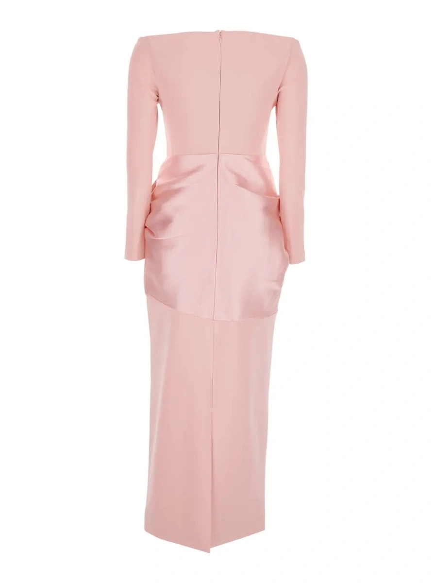 Rochie lunga SOLACE LONDON roz - Img 2