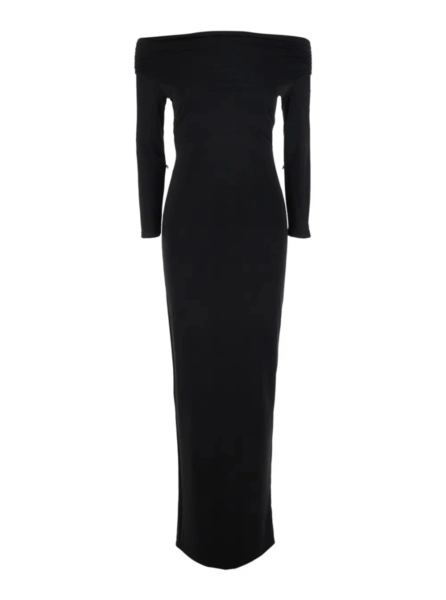 Rochie lunga THE ANDAMANE neagra - Img 4