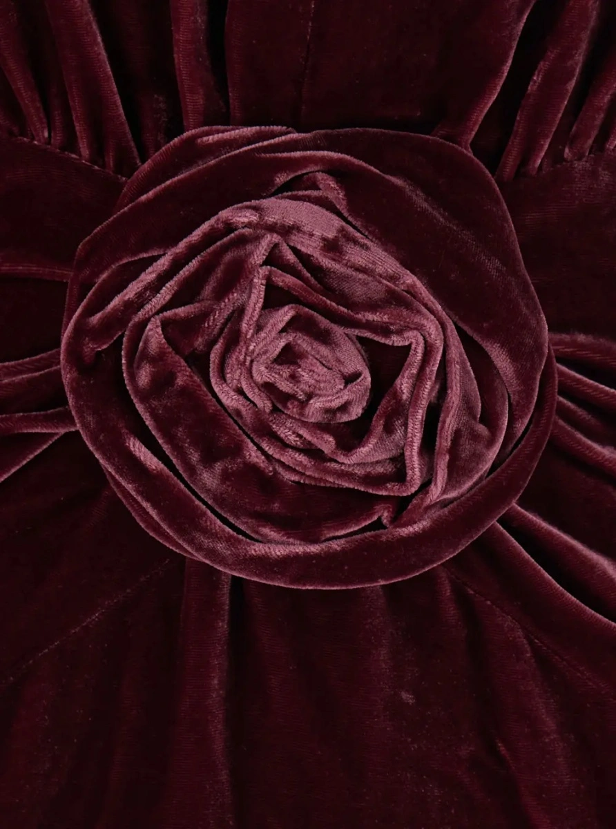 Rochie ROTATE Birger Christensen mov din catifea - Img 3