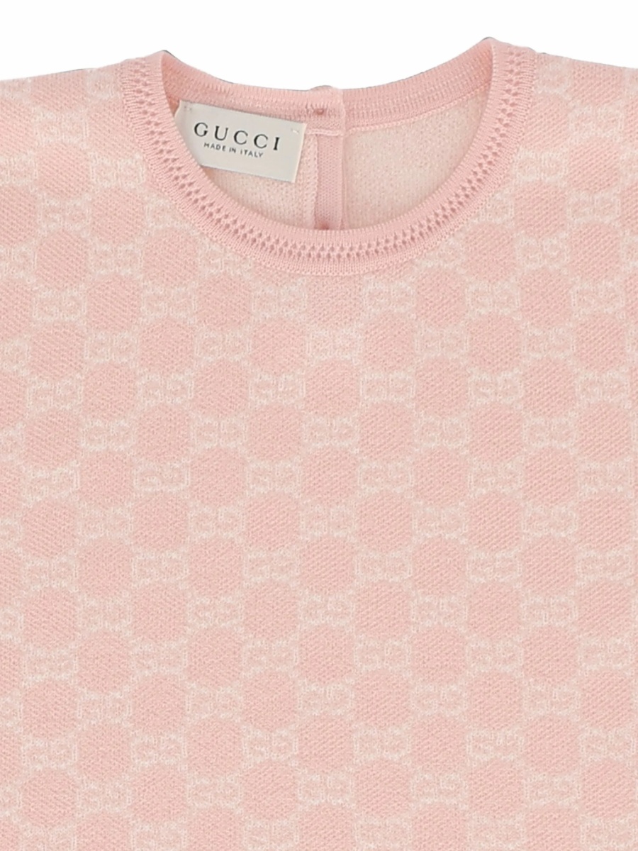 Rochie tricotata Gucci roz - Img 3