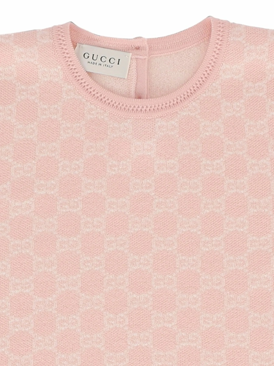 Rochie tricotata Gucci roz - Img 3