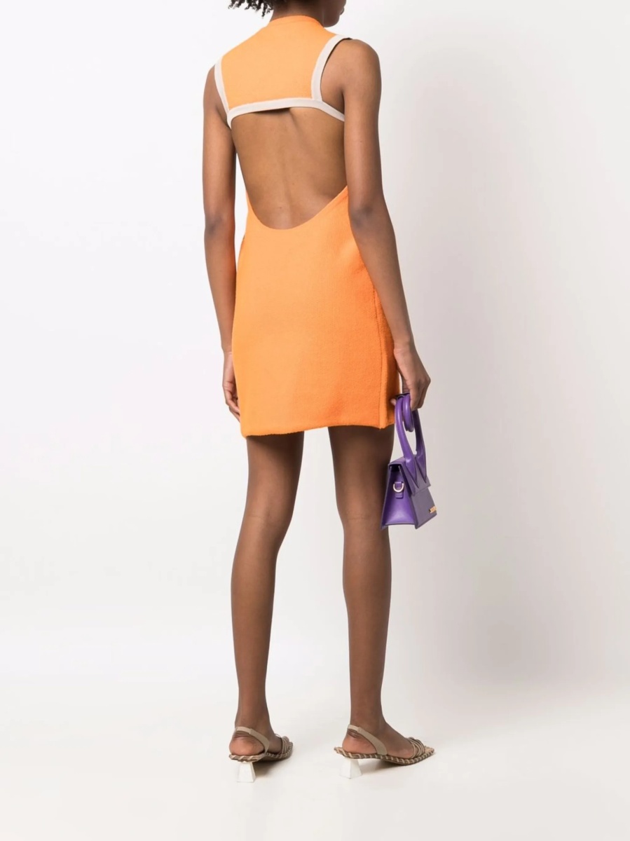 Rochie tricotata JACQUEMUS portocalie - Img 2